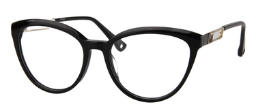 Safari Women Afro Motif Eyeglasses: Jemmy - Black Gold - SpecSMART Eye Clinic (Diagonal View)